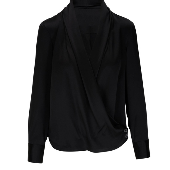 TWP Stacey blouse in black - Picture 3 of 4